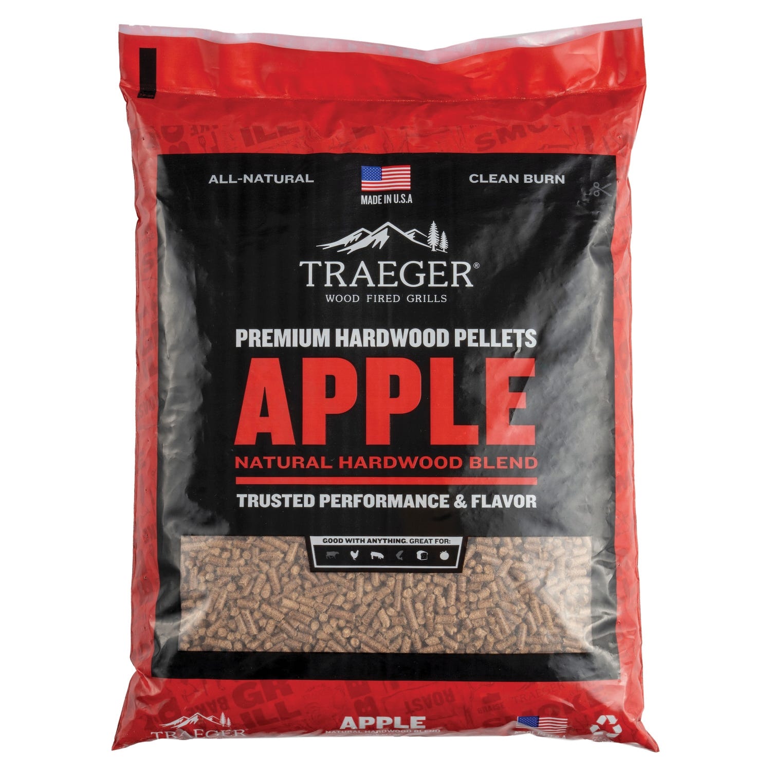 Traeger Apple Hardwood Pellets