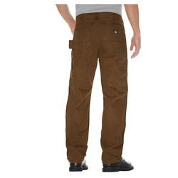 Dickies Carpenter Jeans, L/XL, 36 in Waist, 30 in L Inseam, Timber Brown, Relaxed, Straight Fit
