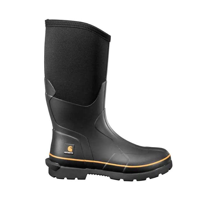 Carhartt Mudrunner Boots, 14, M W, Black, Neoprene/Rubber Upper