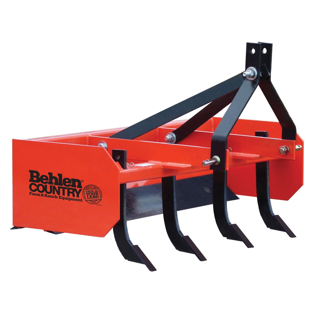 Behlen Country Sub Compact Box Blade 25 hp Tractor 1 Hitch 4 ft Working Width