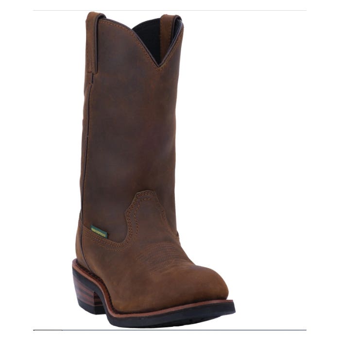 Dan Post Boots, 11, EW W, Mid Brown, Leather, Insulated: No