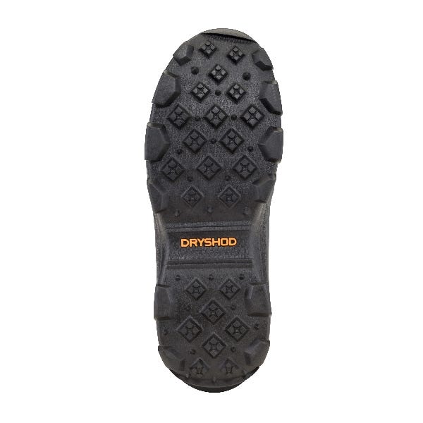 Dryshod West Farm Boots, 10, Black/Orange, Neoprene, Insulated: Yes