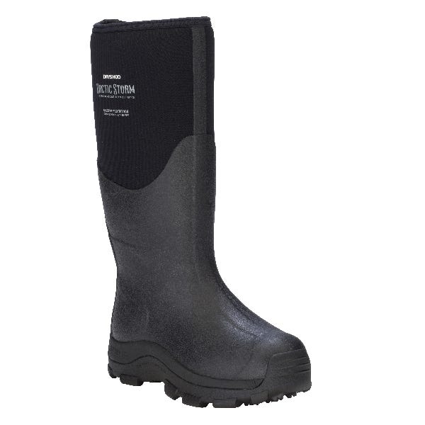 Dryshod West Arctic Storm Winter Boots, 8, Black/White, Neoprene, Insulated, -50 to 65 deg F