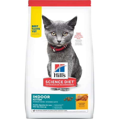 Science Diet 9378 Cat Food, Kitten, Special Diet: Healthy Development, Indoor Cat, Dry, Chicken, 7 lb Bag