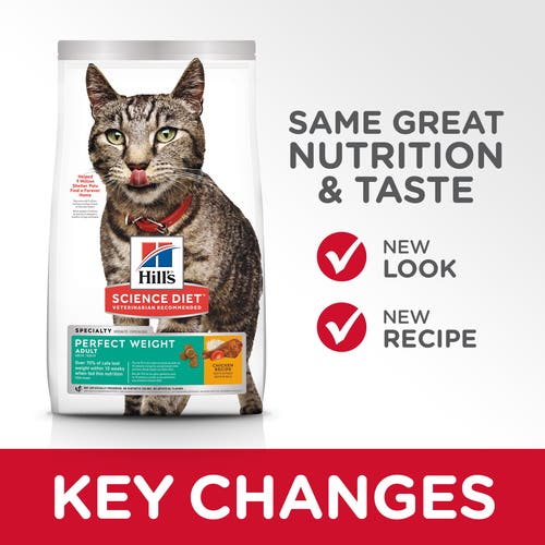 Science Diet 2969 Cat Food, Adult, Special Diet: Weight Management, Dry, Chicken, 7 lb Bag