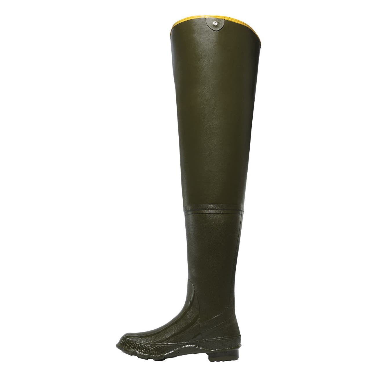 Lacrosse Big Chief Series Hip Boots, 13, Green, EVA/Rubber
