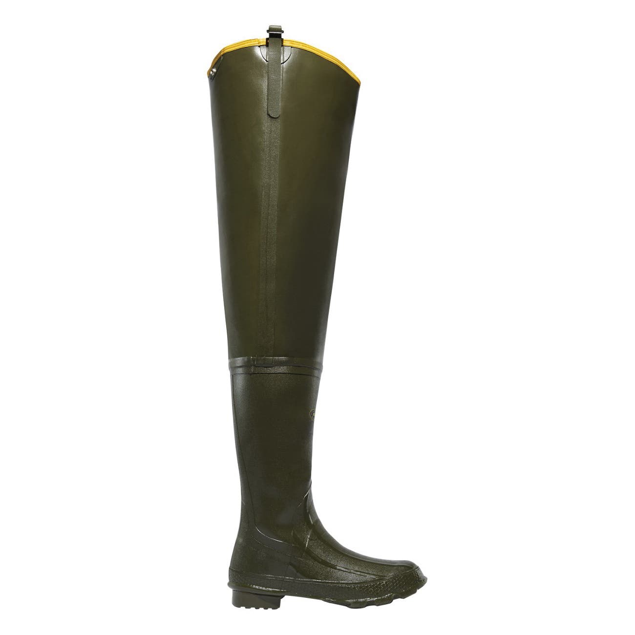 Lacrosse Big Chief Series Hip Boots, 13, Green, EVA/Rubber