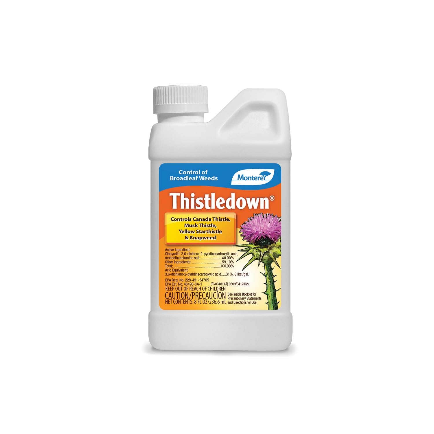Monterey Thistledown Weed Killer, Liquid, 8 oz Bottle