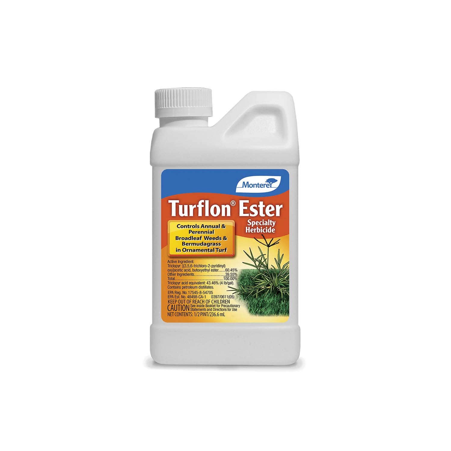 Monterey Turflon Ester Herbicide, Liquid, 8 oz Bottle