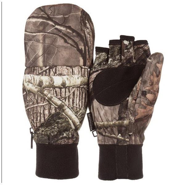 Huntworth Hidd'n Series 06-HDN Pop Top Hunting Gloves, Waterproof, Polyurethane, Camo