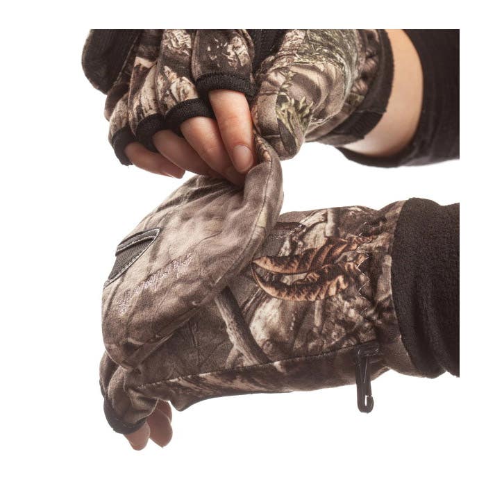 Huntworth Hidd'n Series 06-L-HDN Pop Top Hunting Gloves, Insulated, Waterproof, L, Tricot, Hidd'n Camoflauge