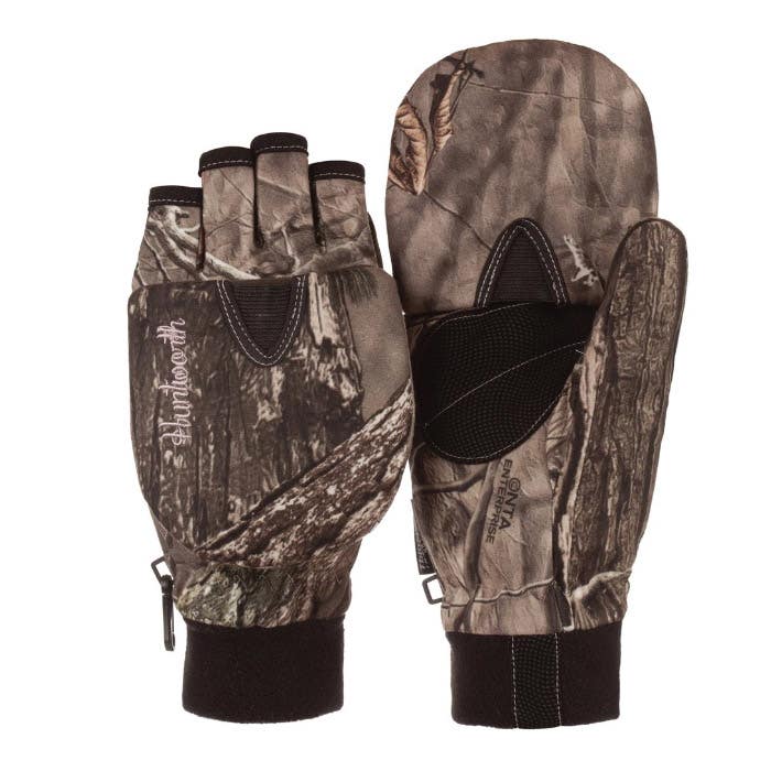 Huntworth Hidd'n Series 06-L-HDN Pop Top Hunting Gloves, Insulated, Waterproof, L, Tricot, Hidd'n Camoflauge