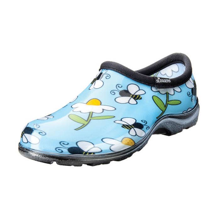 Sloggers Rain and Garden Boots, Blue, 10, Bee