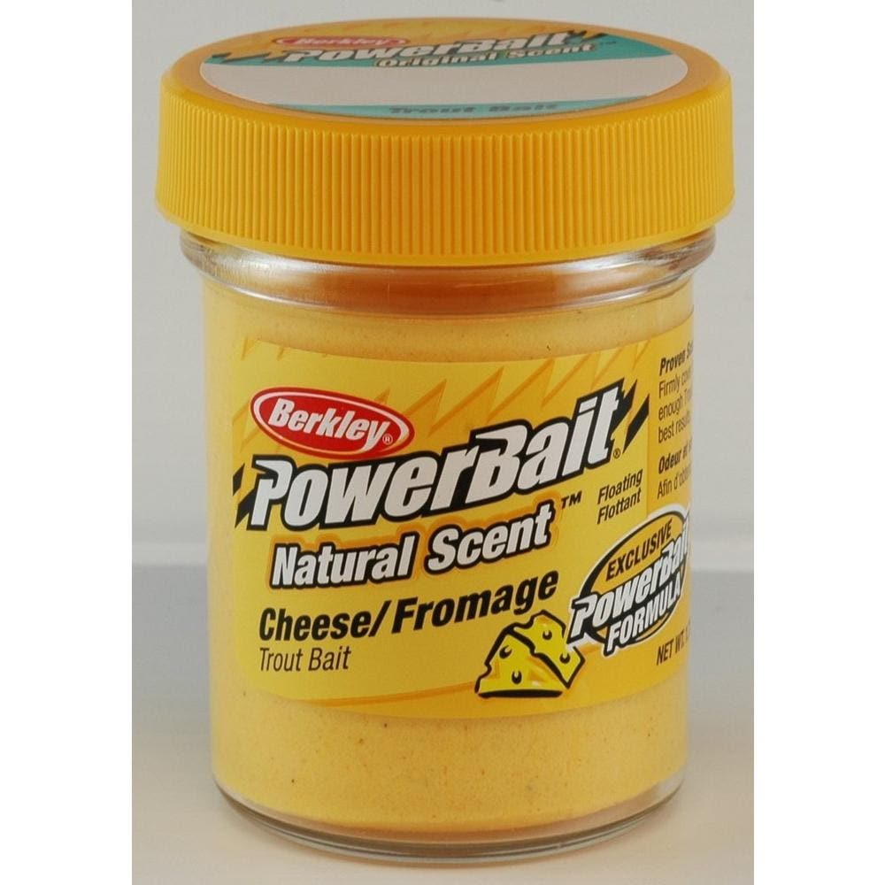 Berkley PowerBait Series Fishing Bait, Cheese, Trout, Yellow Bait