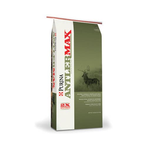 Purina AntlerMax 3004216-206 Mule Deer Feed with Climate Guard, 50 lb