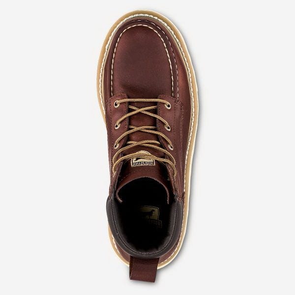 Irish Setter Ashby Series Work Boots, 11.5 in, EE W, Brown, Leather