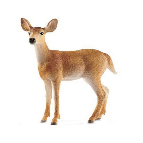 Schleich-S Wild Life Series Toy, White-Tailed Doe, Plastic