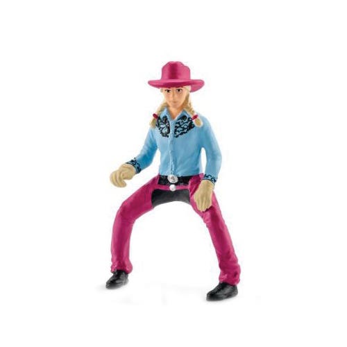 Schleich-S Barrel Racing with Cowgirl, Horse, Plastic