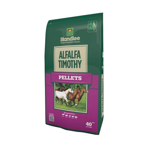 STANDLEE Alfalfa Timothy Grass Pellets, Premium Forage, 40 Lb. Bag