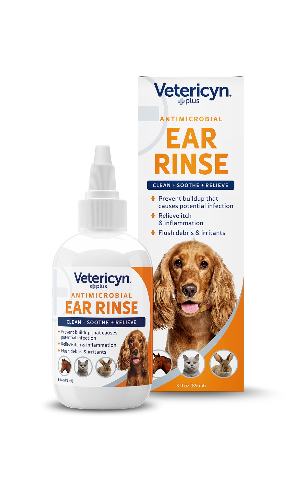 Vetericyn Antimicrobial Ear Rinse, 3 oz