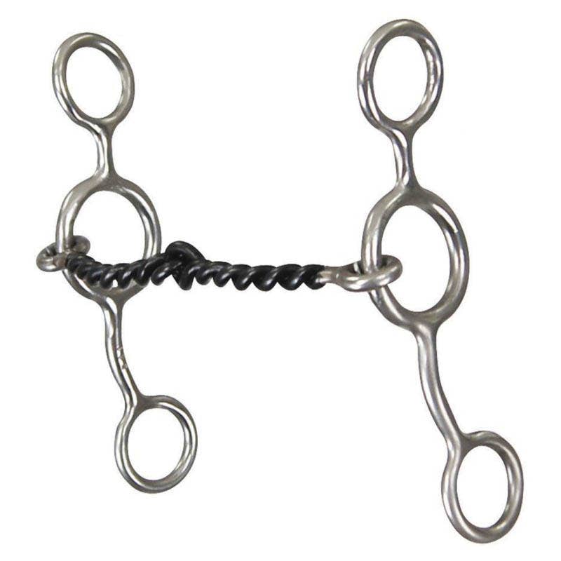 Reinsman Junior Cowhorse Snaffle Bit, 5/16 in, 5 in Mouth, Iron