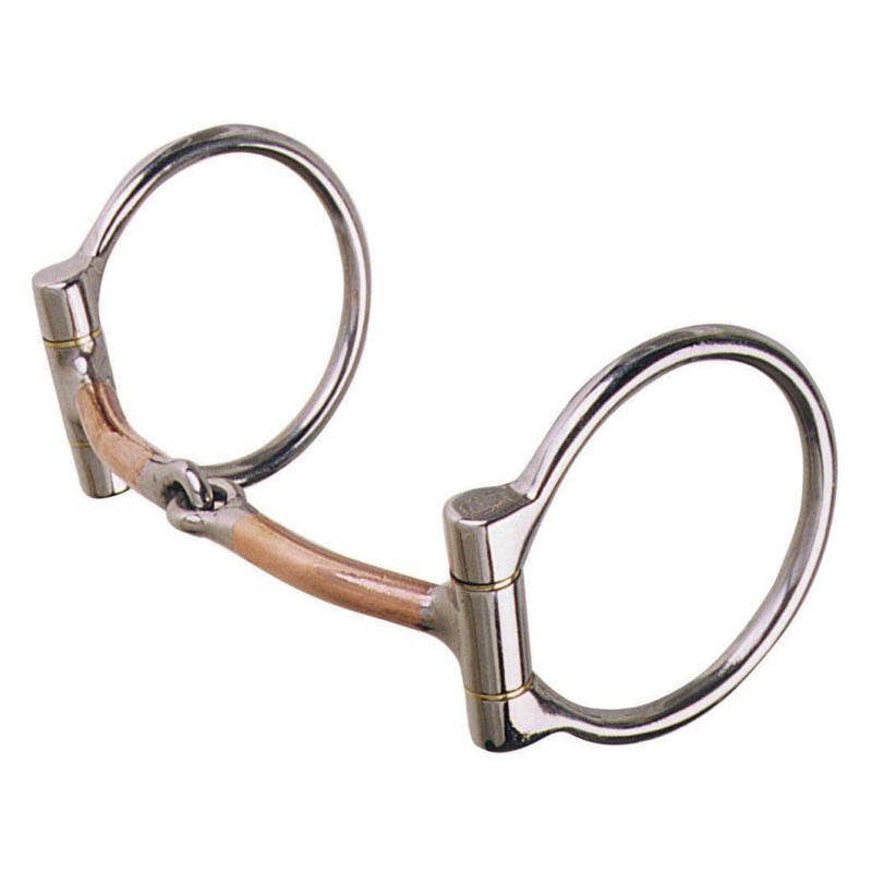 Reinsman Snaffle Bit, 3/8 in, 5 in Mouth, Copper