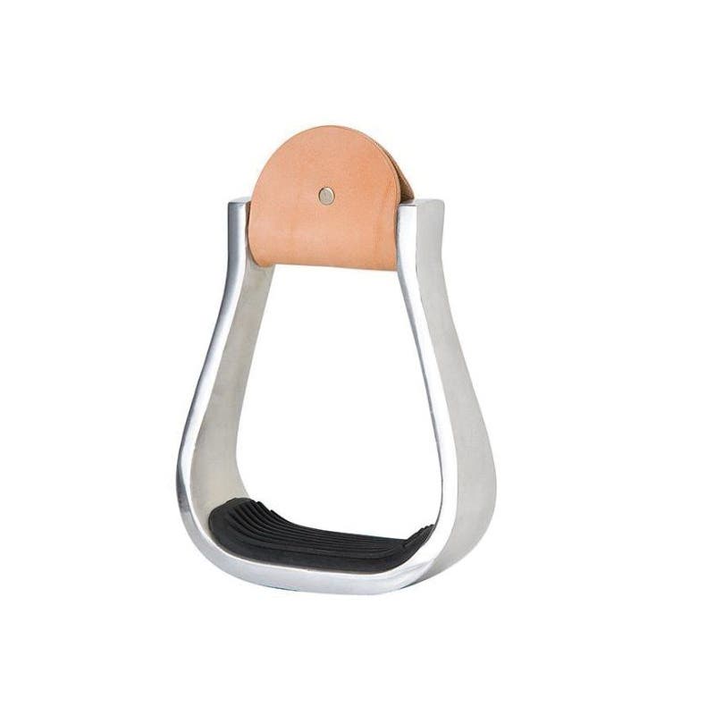 Weaver Leather Barrel Stirrup, 5 in W, Aluminum