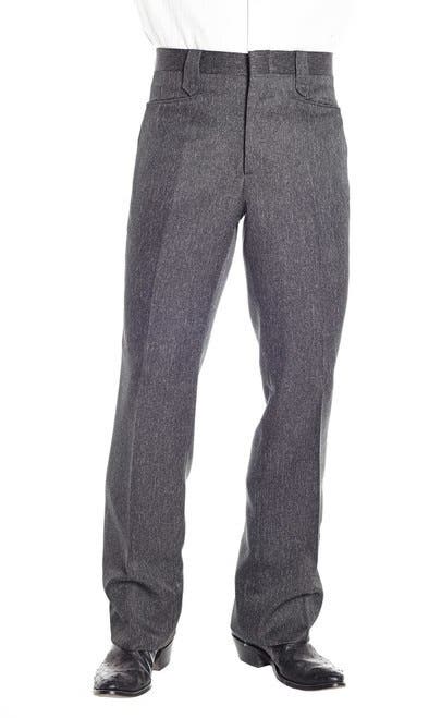 Circle S CP4776-40 32 Dress Ranch Pants, 32 in Waist, 37 in L Inseam, Heather Charcoal, Bootcut Fit, Stretchable