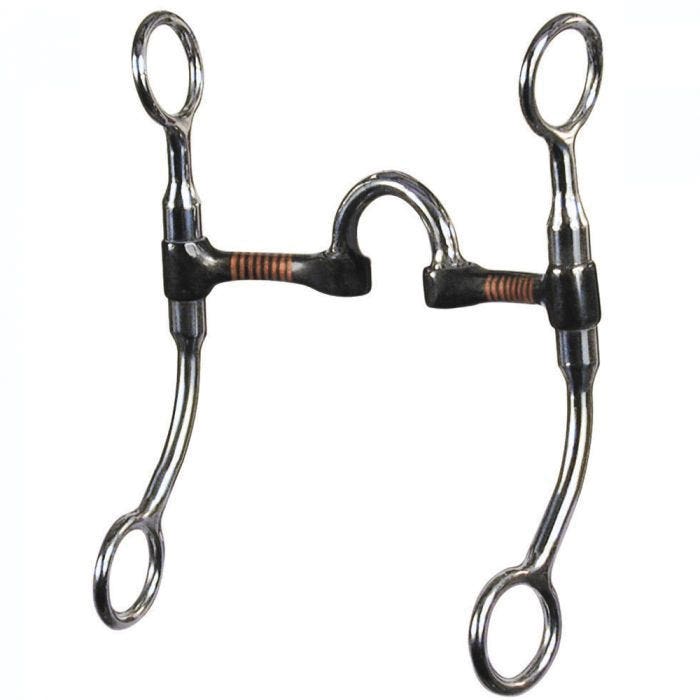 Reinsman Bit, 5/16 in Dia x 5 in W Mouth, Copper/Sweet Iron