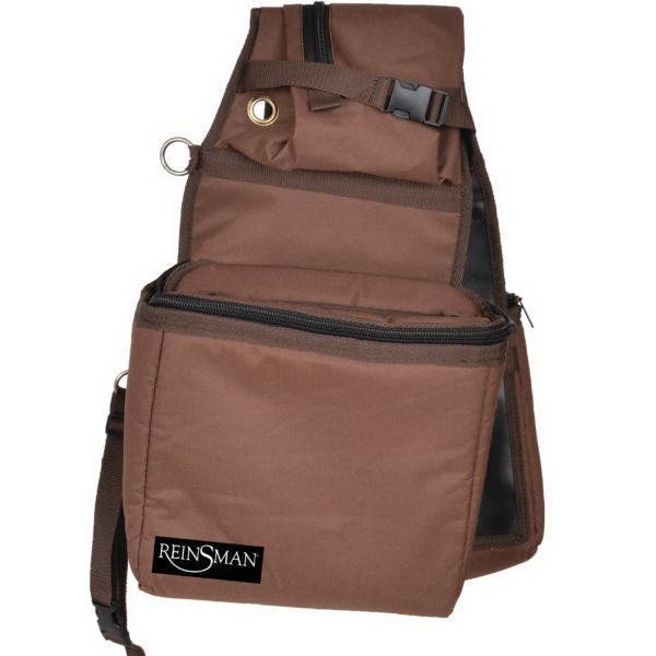 Reinsman insulated Cooler Saddle Bag Brown