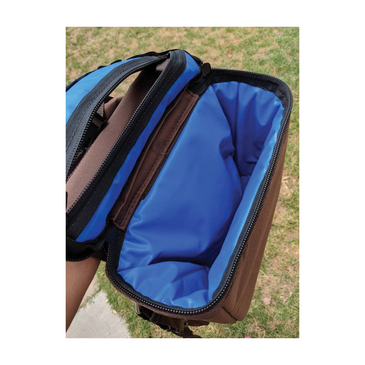 Reinsman insulated Cooler Saddle Bag Brown
