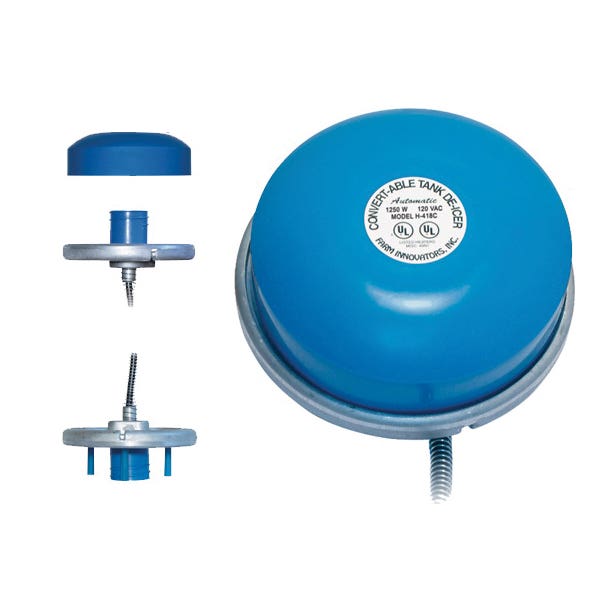 Ice Chaser Convertible Stock Tank De?Icer – 1250 W