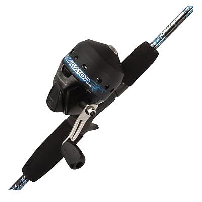 Shakespeare Navigator Series NAVI5610SCCBO Spincast Combo, 5 ft 6 in L Rod, Retrieve: Right Hand, Split-Grip Handle