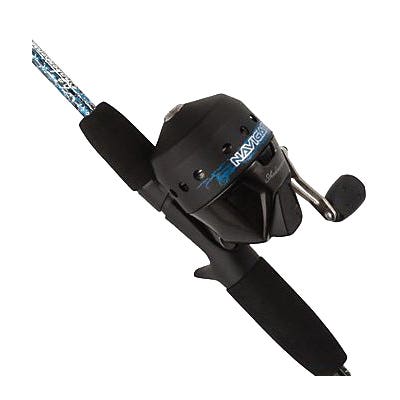 Shakespeare Navigator Series NAVI5610SCCBO Spincast Combo, 5 ft 6 in L Rod, Retrieve: Right Hand, Split-Grip Handle