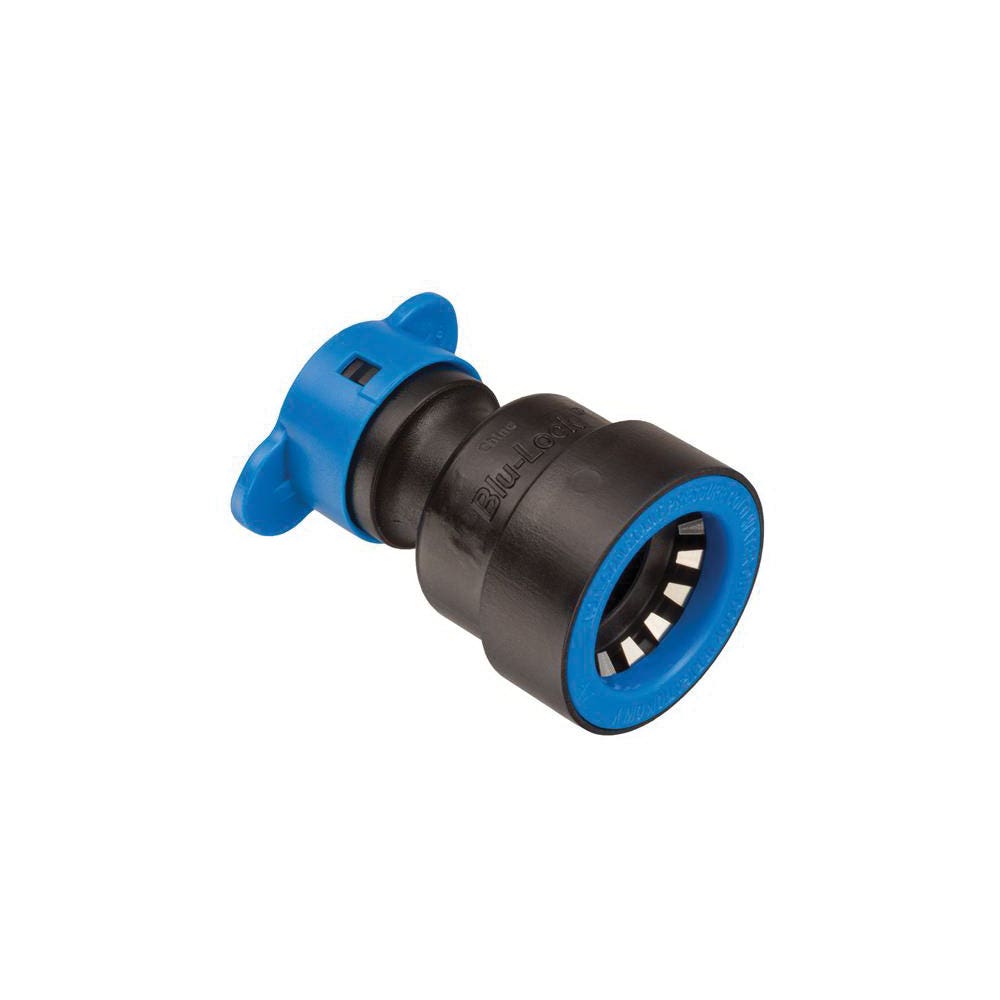 Orbit Blu-Lock Series 31377 Pipe Coupling, 3/4 x 1/2 in