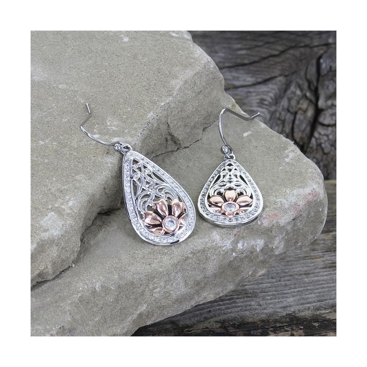Montana Silversmiths Gates of the Mountains Wildflowers Earrings