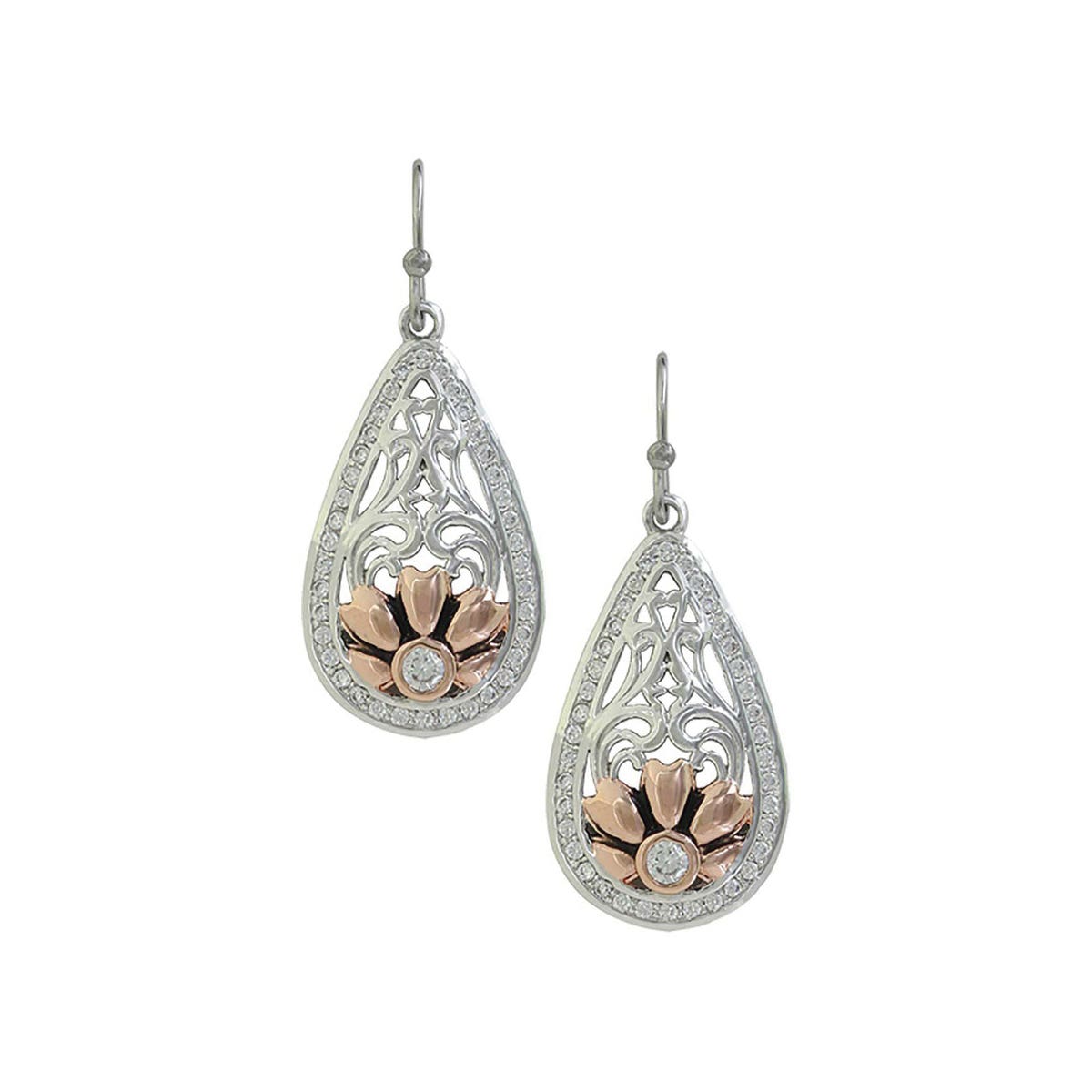 Montana Silversmiths Gates of the Mountains Wildflowers Earrings