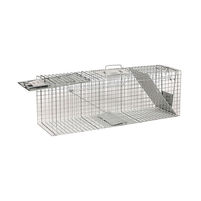Havahart Large Animal Trap, 36 in L, 10 in W, 12 in H, Spring Loaded Door