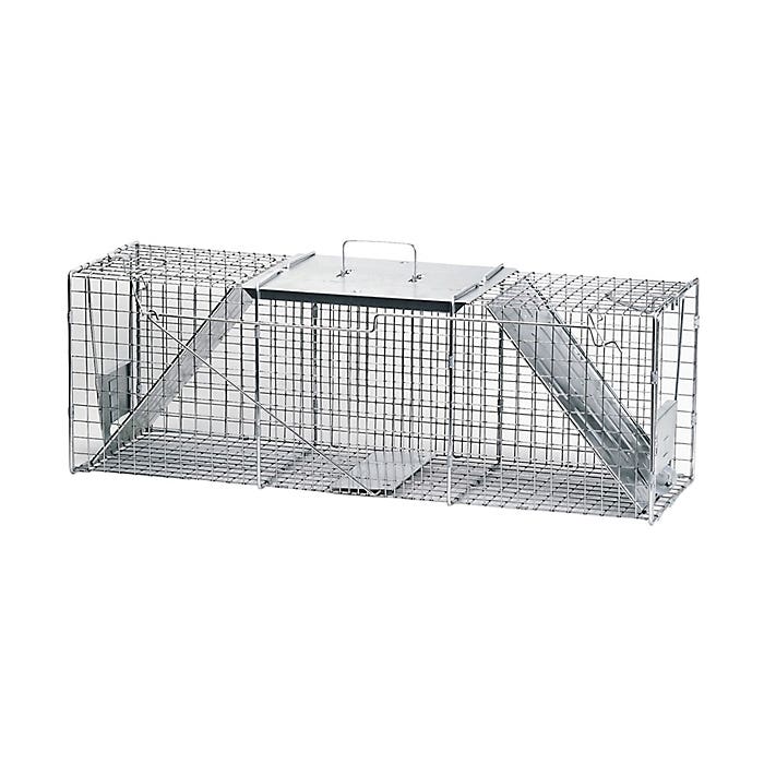 Havahart Large Animal Trap, 36 in L, 10 in W, 12 in H, Spring Loaded Door