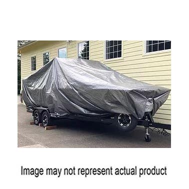 Dry Top 20068 Heavy-Duty Tarp, 6 ft L, 8 ft W, 10 mil Thick, Polyethylene, Silver