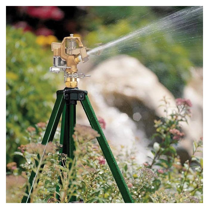 Thrifco Tripod Sprinkler with Brass Impact Head