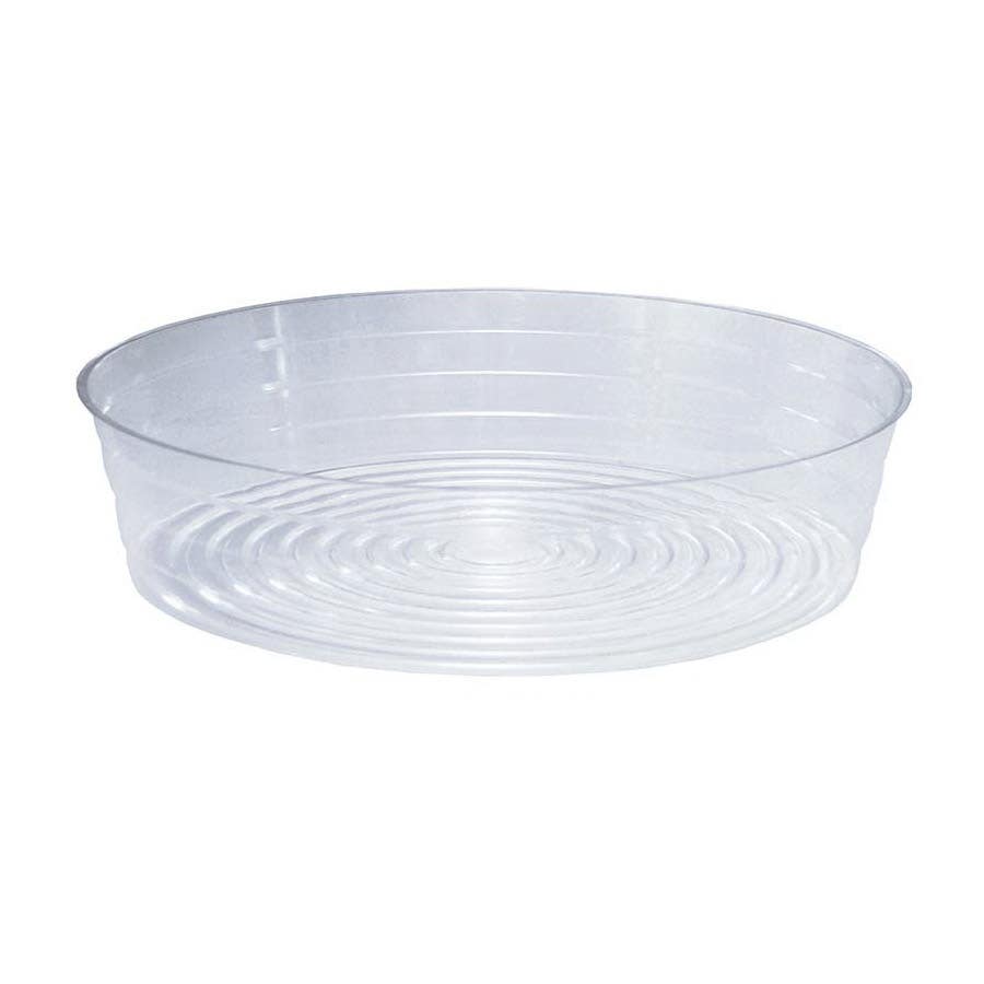 Curtis Wagner Plastics Basket Liner, 16 in Dia, 3-7/8 in H, Round, Vinyl, Clear