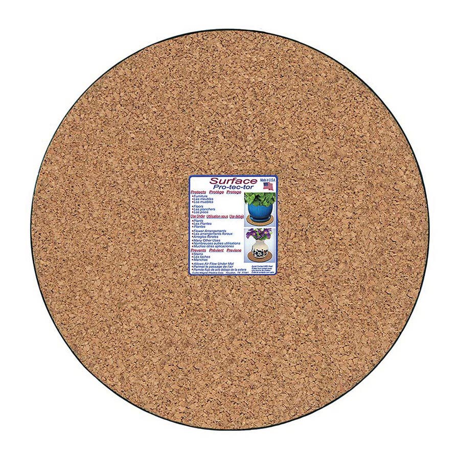 Curtis Wagner Plastics Plant Mat Surface Protector, 16 in Dia
