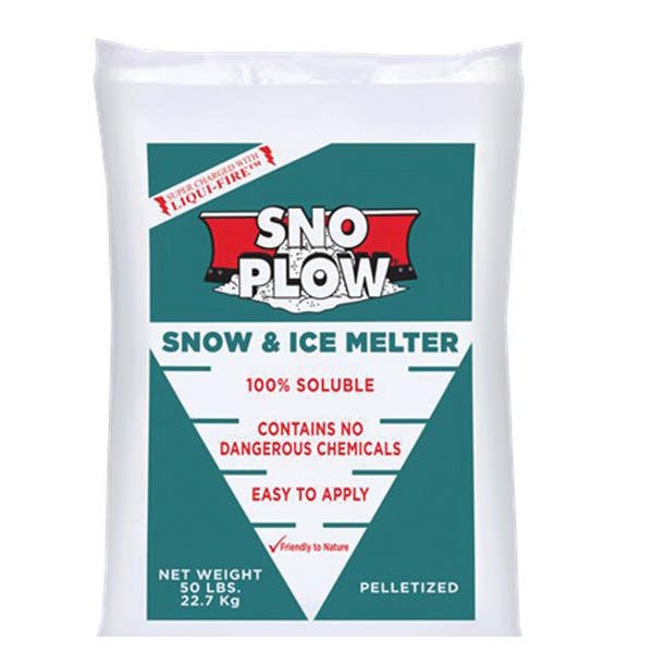 Sno-Plow Snow and Ice Melter, 50 lb Bag