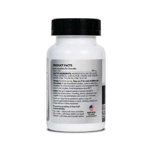 Nutri-Vet 12199 Aspirin Chewable Tablet, L, 300 g