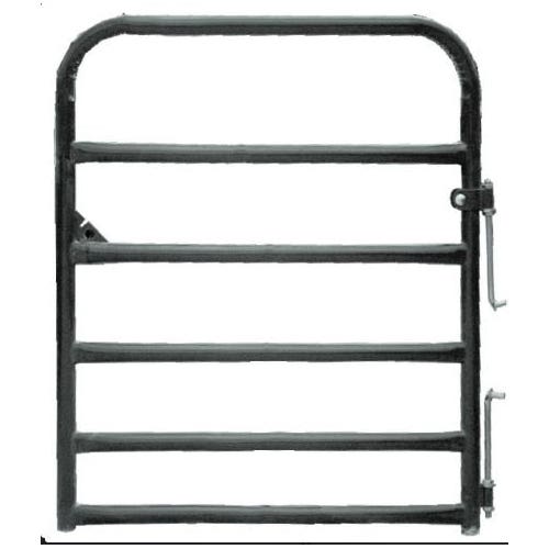 Priefert 6' Bull Gate – Round, 2" Grey