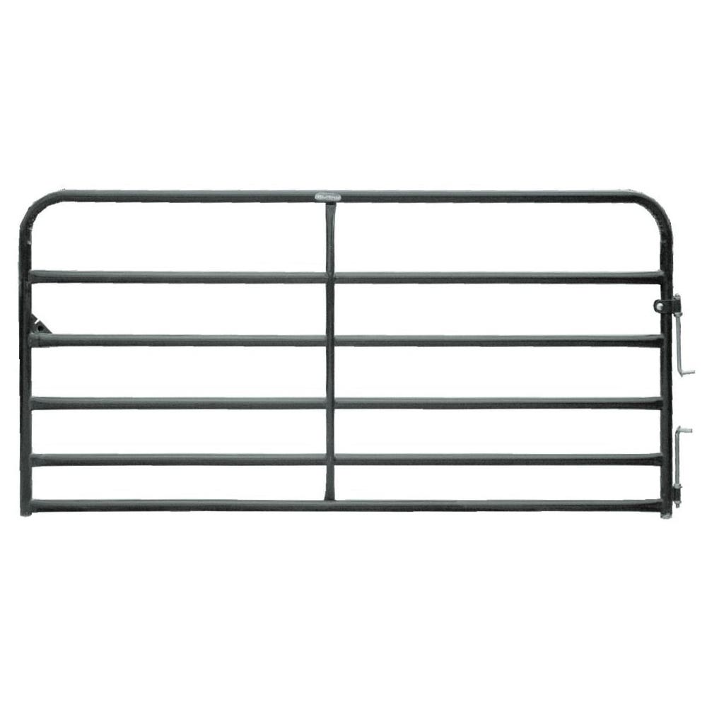 Priefert 6' Bull Gate – Round, 2" Grey