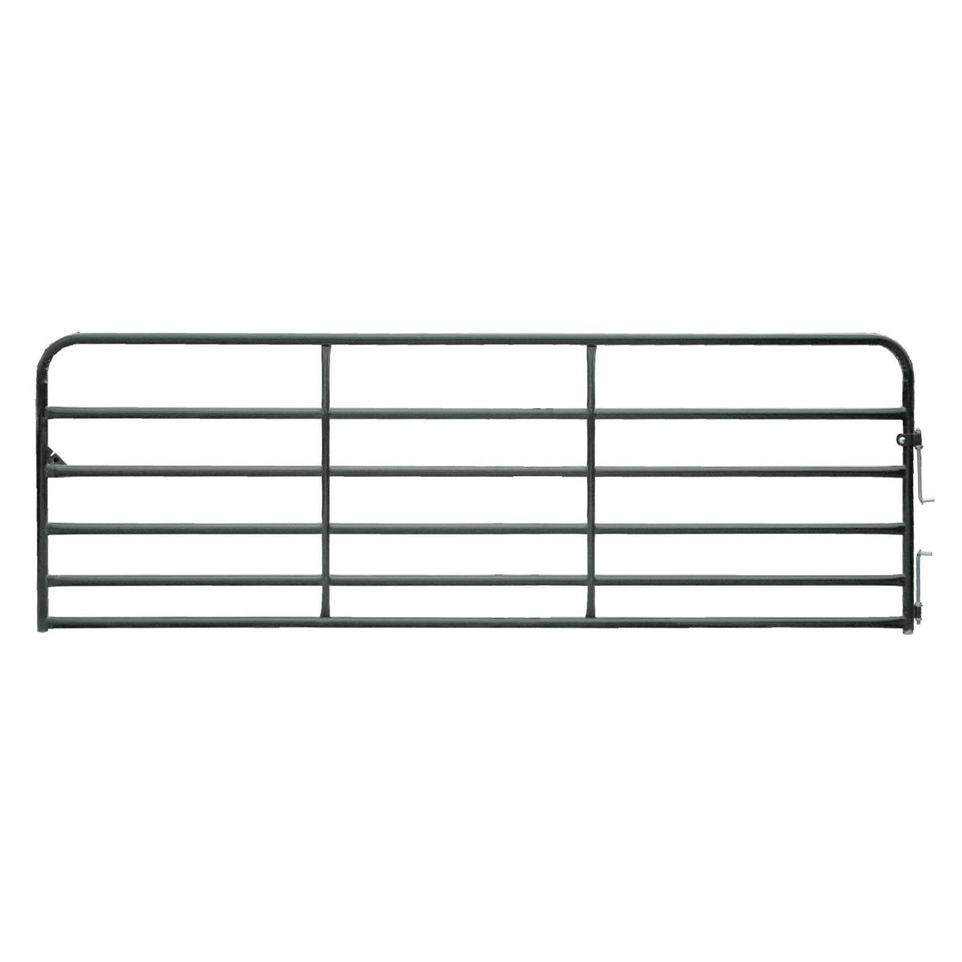 Priefert 6' Bull Gate – Round, 2" Grey