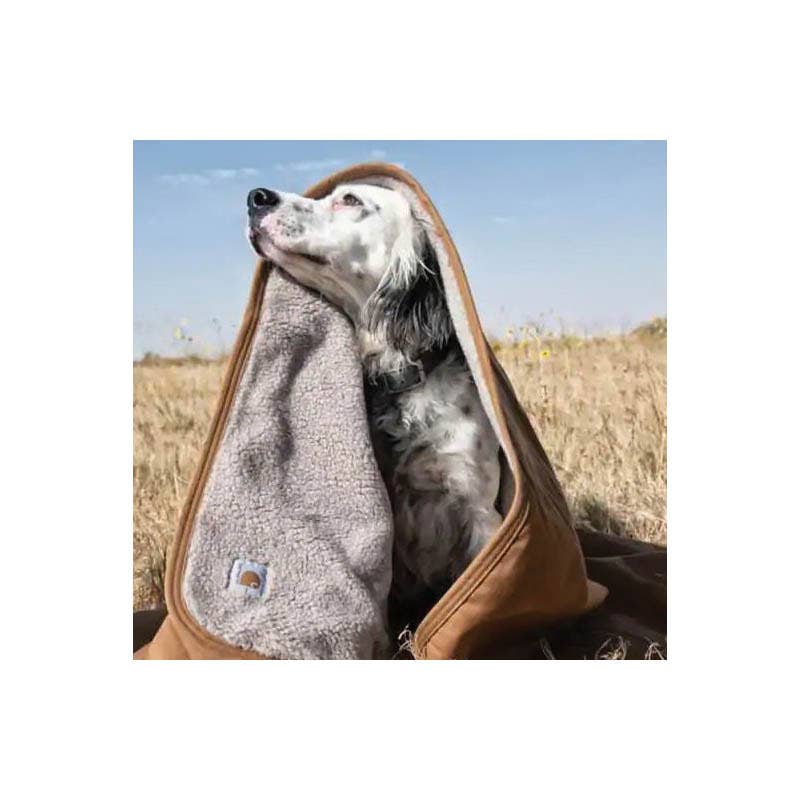 Carhartt Reversible Pet Blanket with Sherpa Lining