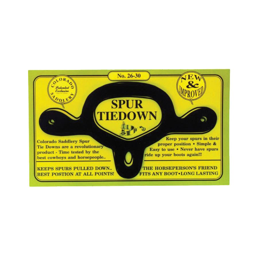 Colorado Saddlery Spur Tie-Down, Rubber